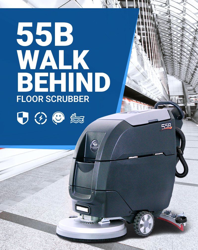 floor scrubber and vacuum