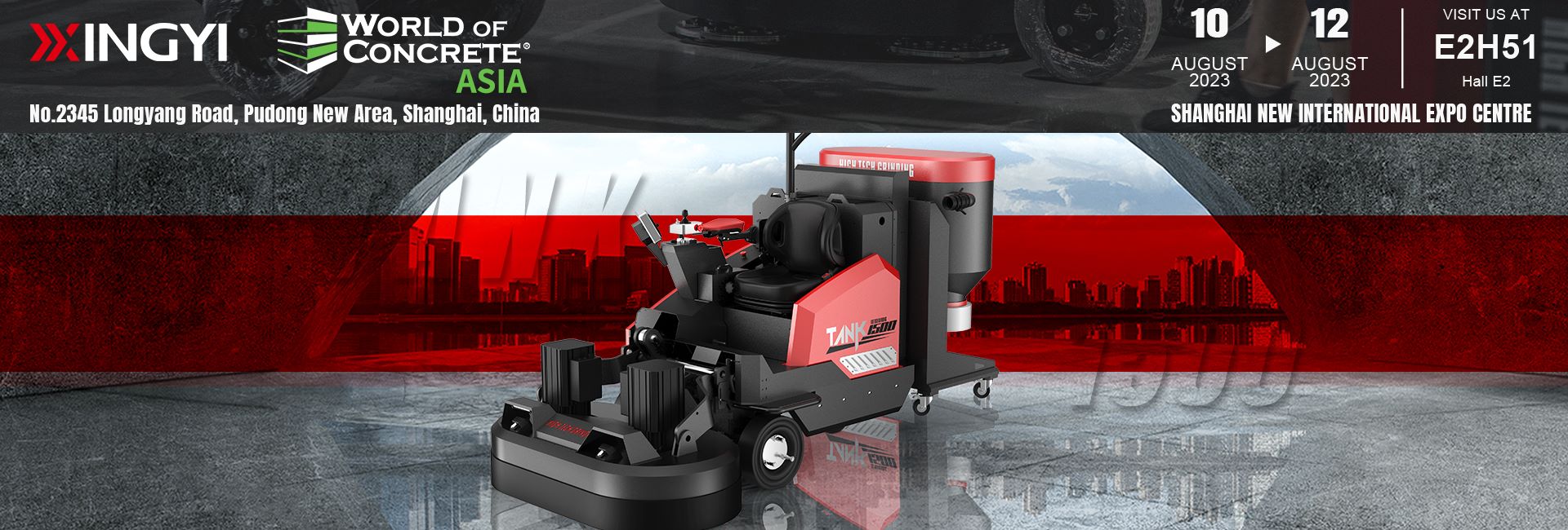 Ride on Remote control concrete grinder